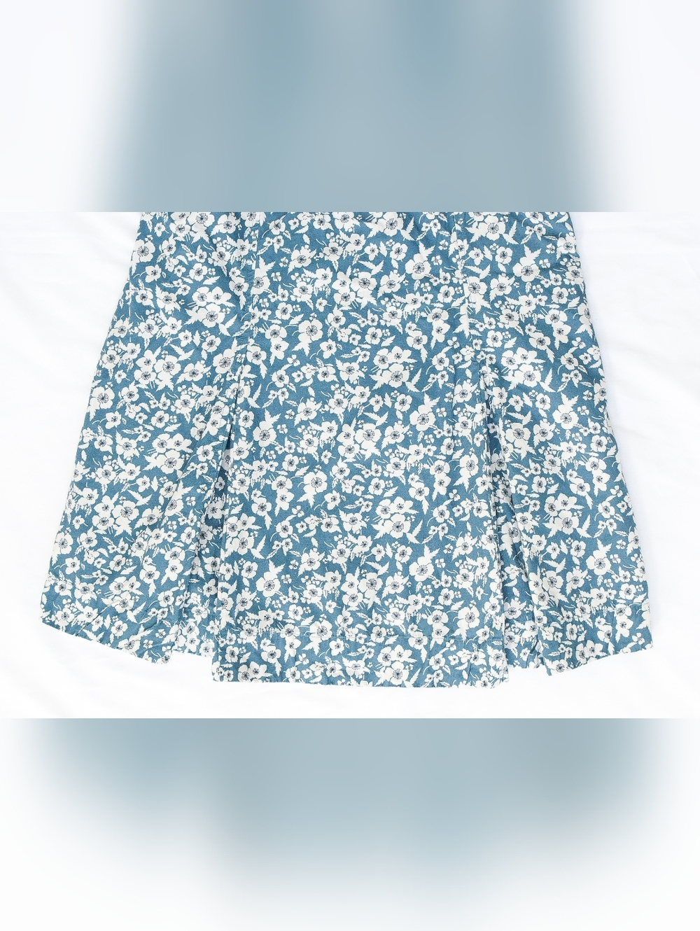 Anthropologie Maeve Floral Sweetheart Mini Dress Babydoll Criss Cross Back Sz M - Picture 4 of 10